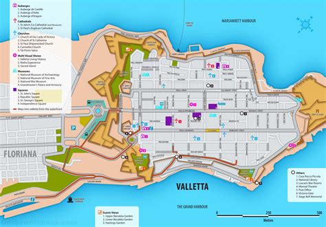 Valletta Tourist Attractions Map | Images and Photos finder