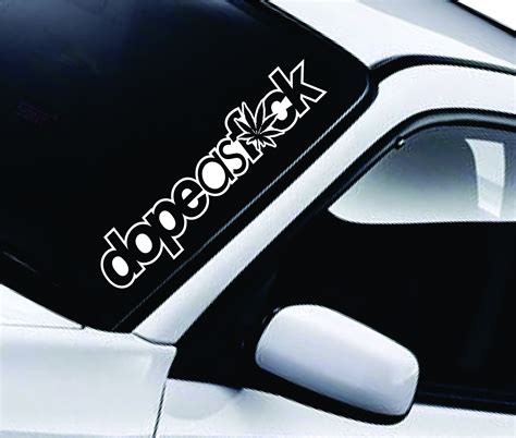 JDM Car Decal Package 17 pieces Car Windshield Window Vinyl Decals ...