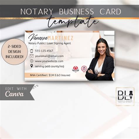 Notary Business Cards Loan Signing Agent Card Notary Signing - Etsy