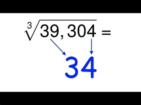 VIDEO: How to Calculate Cube Roots in Your Head – Engineering Feed