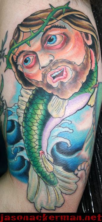 jesus fish tattoo by Jason Ackerman: TattooNOW