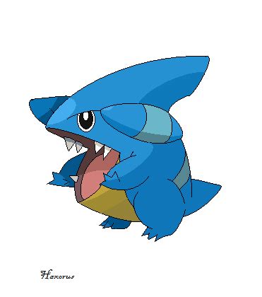 Gible Shiny by HaxorusCC on DeviantArt