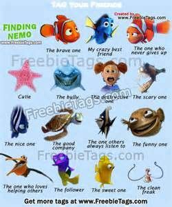 Finding Nemo Characters Names