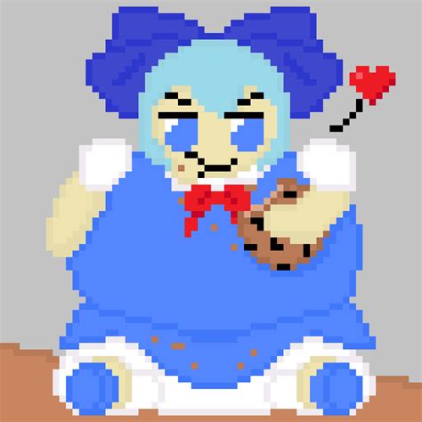 Over Stuffed Cirno by Regenerating on DeviantArt