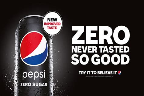 Pepsi Launches New and Improved Pepsi Zero Sugar