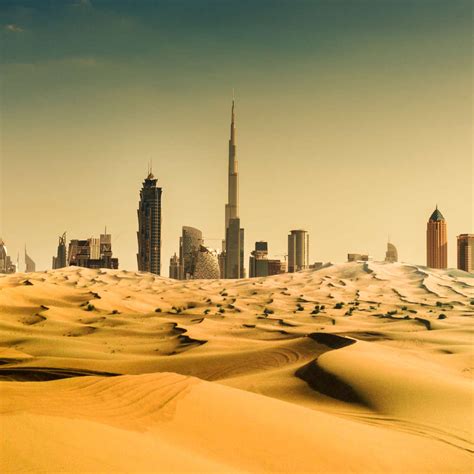 Dubai Desert Skyline Wall Art | Photography