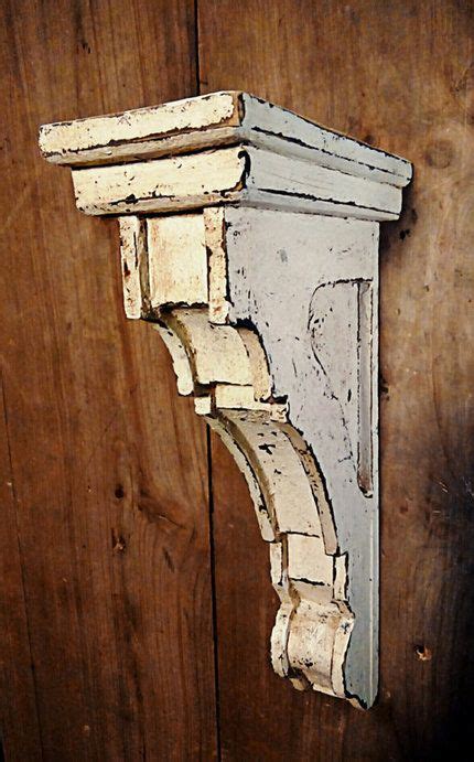 40+ Amazing Chippy White Corbels | Wooden corbels, Corbels, Cottage ...