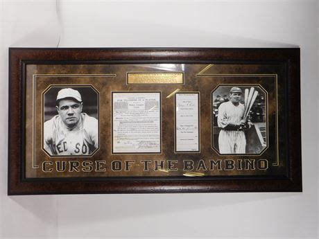 ShopTheSalvationArmy - "Curse of The Bambino" Framed Pictures #SB020 (650)