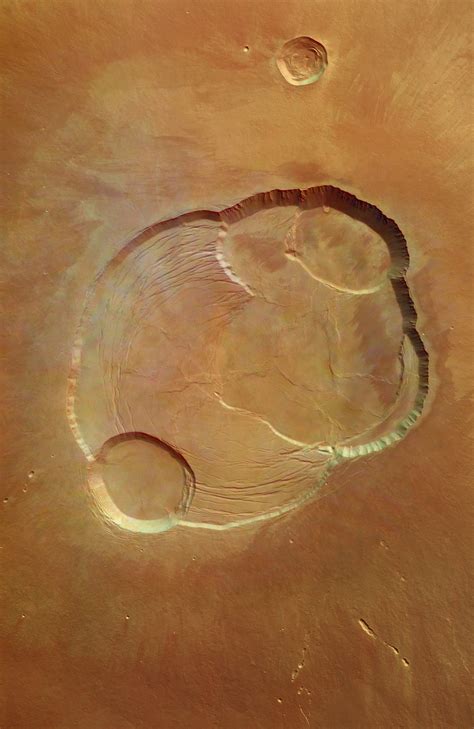 ESA - Olympus Mons - the caldera in close-up