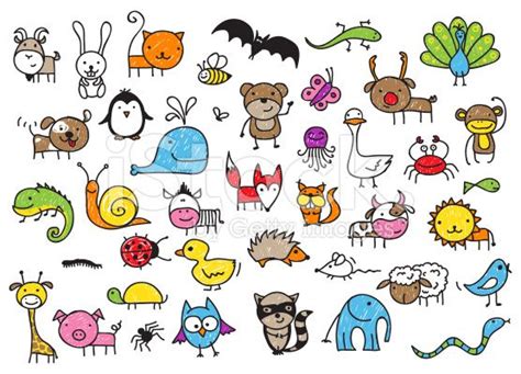 Cartoon Drawing For Kids Animals