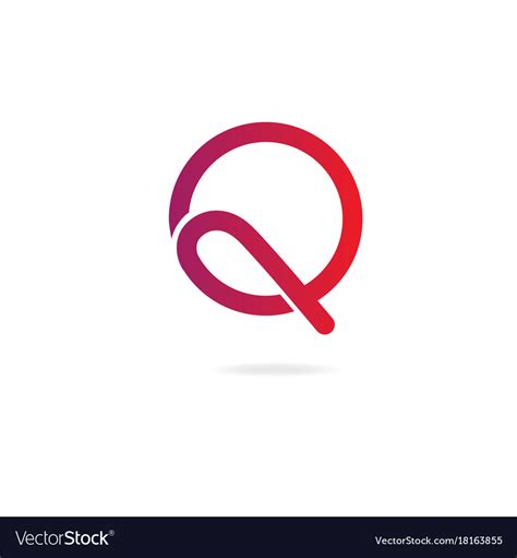 Letter q logo design template elements Royalty Free Vector