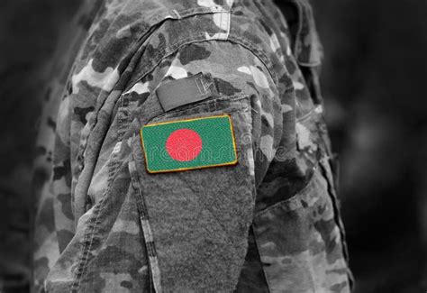 Flag of Bangladesh on Soldiers Arm. Flag of Bangladesh on Military ...