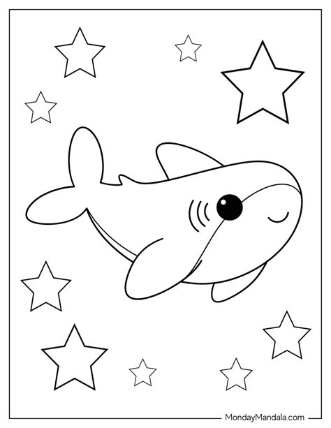 34 Shark Coloring Pages (Free PDF Printables)