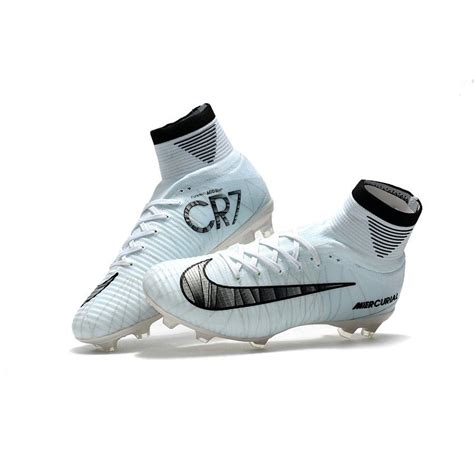 Crsitano Ronaldo Nike Mercurial Superfly V CR7 FG ACC White Black