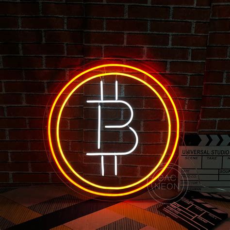 Bitcoin LED Neon Sign Wall Decor Wall Sign Neon Lights | Etsy