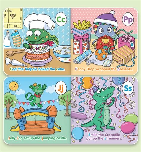 ABC Reading Eggs Reggie and Friends Bath Book Pack - make bath time ...