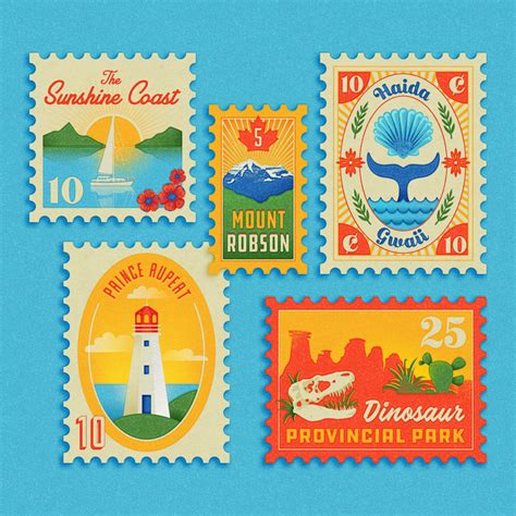 40 Creative Postage Stamps for Your Inspiration - Web Design Ledger