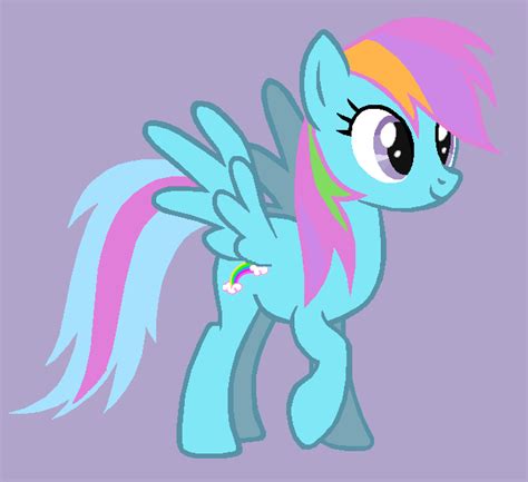 G4 Rainbow Dash in G3 Colors by AClockworkKitten on DeviantArt