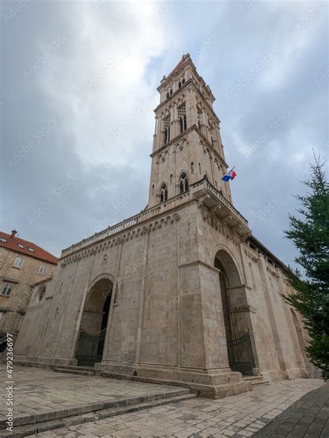 Trogir Cathedral - Katedrala Svetog Louvre in Trogir, Croatia Stock ...