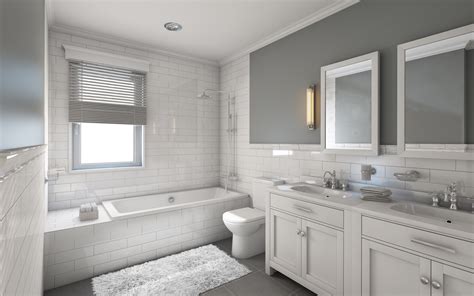 17 Classic Gray and White Bathrooms