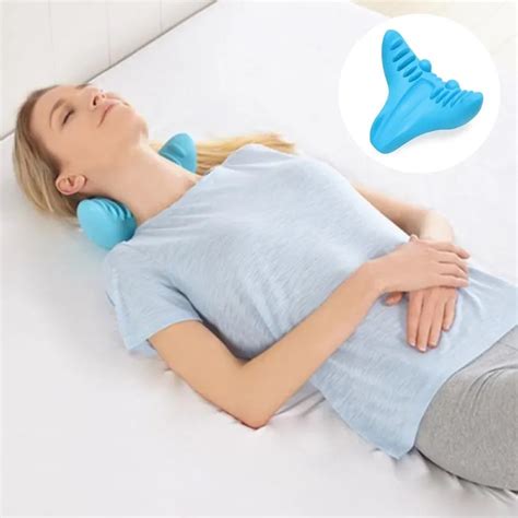 C Rest Neck Pain Relief Portable Gravity Massage Pillow Neck Shoulder ...