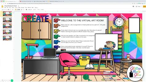 Virtual Art Room Templates for Teachers - YouTube