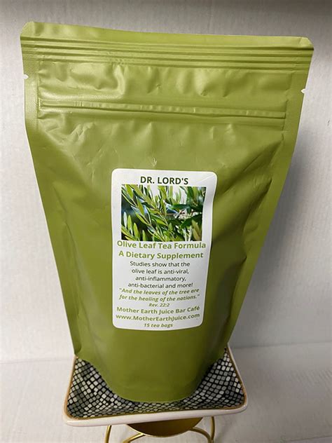 DR. LORD’S OLIVE LEAF TEA - Mother Earth Juice