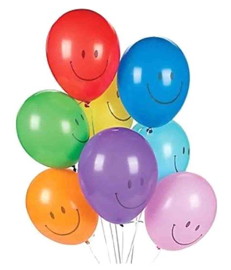 Nxt Gen Colourful Smiley Face Balloons Pack Of 100 - Buy Nxt Gen ...