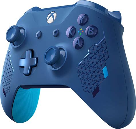 Microsoft Wireless Controller for Xbox One and Windows 10 Sport Blue ...