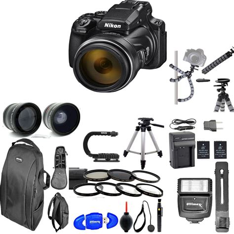 Nikon Coolpix P1000 16MP 125x Super-Zoom Digital Camera + Lens Complete ...