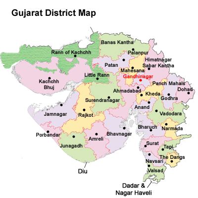 List of Districts of Gujarat