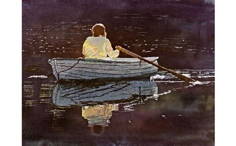 Rowing Boat Painting at PaintingValley.com | Explore collection of ...