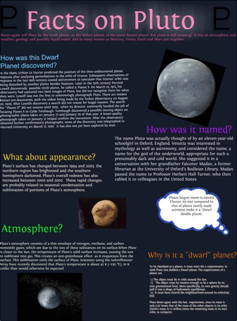 Some facts about Pluto...