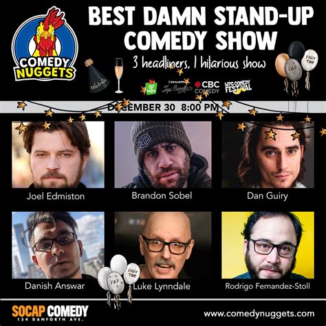 Best Damn Stand-Up Comedy Show Dec 30, 2022, Comedy Nuggets at Social ...