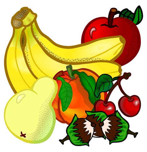 Different Fruits Vector Art image - Free stock photo - Public Domain ...