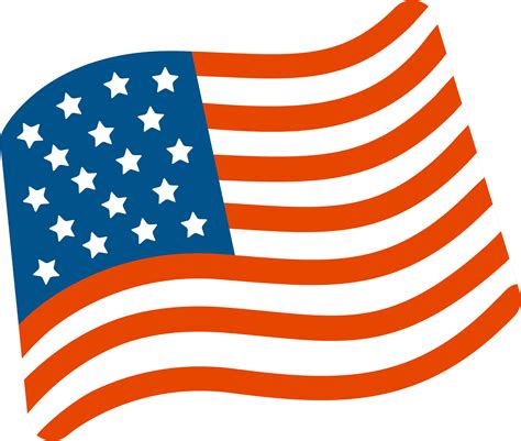 Usa Flag Waving Png - Us Flag Emoji Png Clipart - Full Size Clipart ...