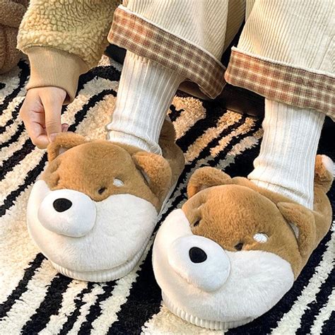 Corgi Plush Slippers – Big Squishies