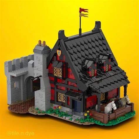 Pin on lego medieval house