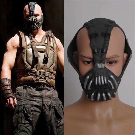 Batman Dark Knight Rises Bane Mask Replica Cospaly Costume *One Size ...