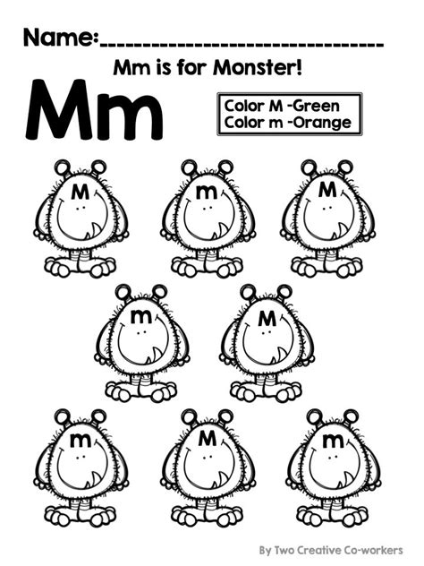 Letter Mm Worksheets | Kindergarten Alphabet Practice | Kindergarten ...