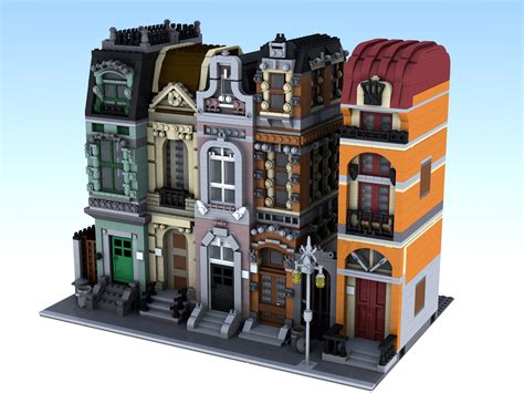 LEGO Building Images | The next building is an orange modular building ...