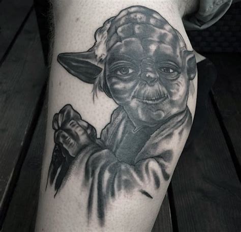 60 Yoda Tattoo Designs For Men - Jedi Master Ink Ideas