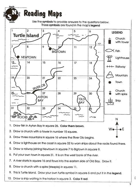 algunproblemita: Reading A Map Worksheet