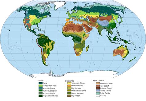 New Worlda Biome Map | alternatehistory.com