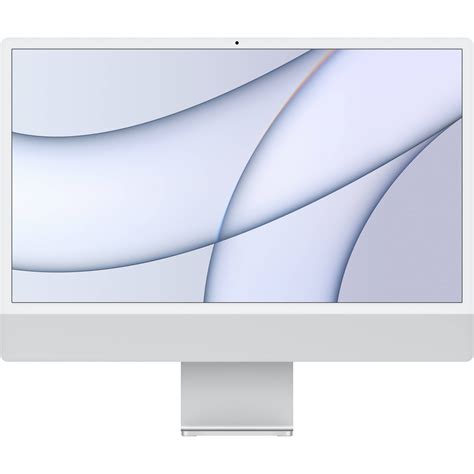 Apple 24" iMac with M1 Chip (Mid 2021, Silver) Z12Q000NU B&H