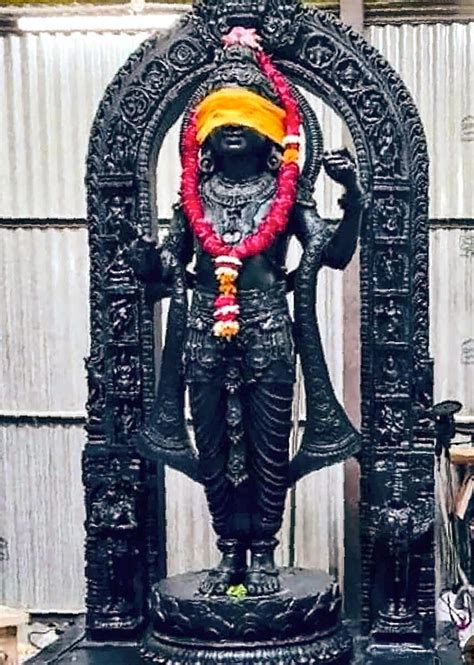 VIDEO : Ram Lalla Idol Placed in Ayodhya Temple Ahead of Pran Pratishta ...