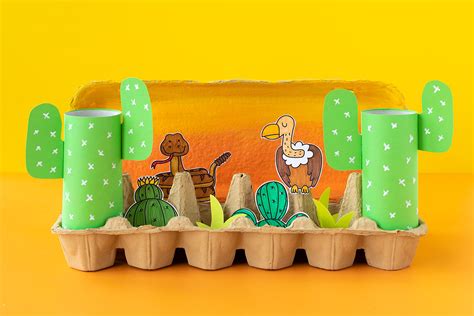 Egg Carton Desert - The Best Ideas for Kids