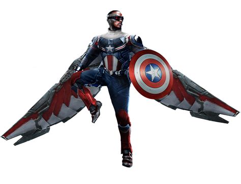 Falcon Captain America Disney+ by GUERRERO3628 on DeviantArt