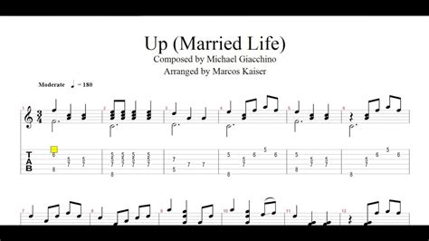 Up theme (Married Life) - Guitar Tab Chords - Chordify