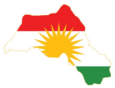 Kurdistan Flag Map on Behance